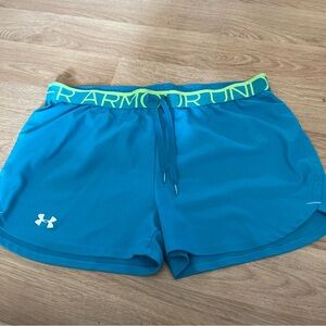 Under Armour Blue Athletic Shorts Lightweight Performance